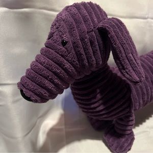 Jellycat London Cordy Roy Dachshund Dog 16" Stuffed Plush Retired Purple, Rare!